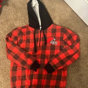 Cleveland Browns NFL team apparel adult small hoodie